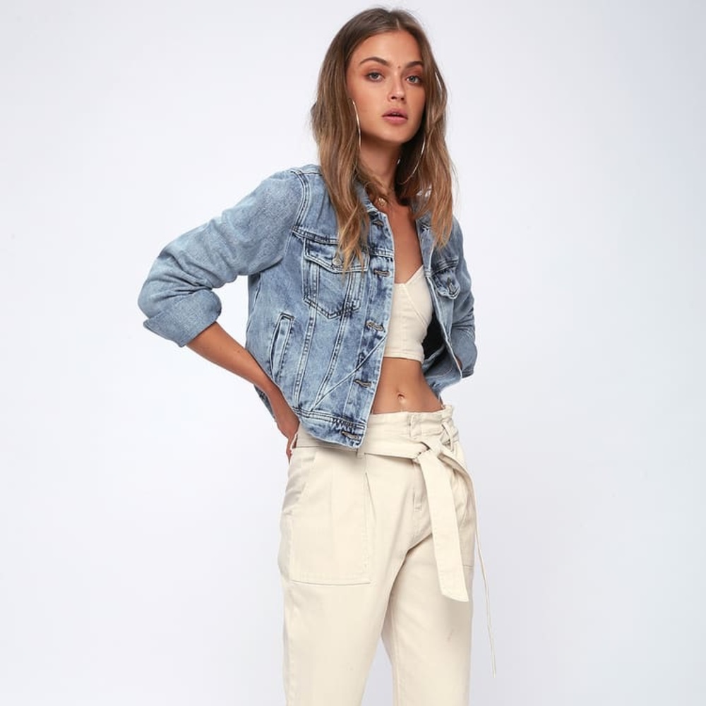 Free People Rumors Denim Jacket